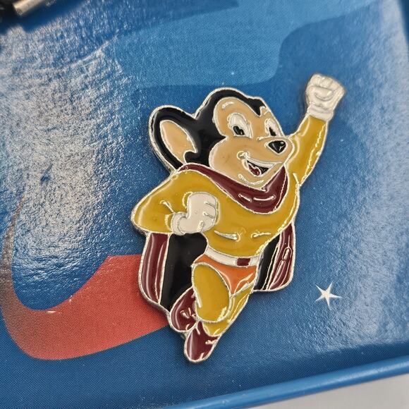 Mighty Mouse New Fossil Made LTD, Rare In Flight 3-D Look Dial Watch with Tin - Picture 4 of 8